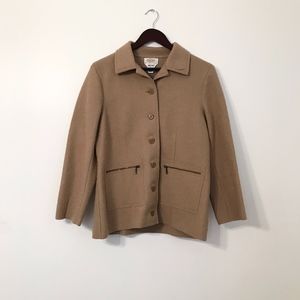 Tan Talbots Alpaca & Wool Coat